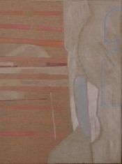 Lin rayé - huile sur toile - 80 x 60 - 2009 